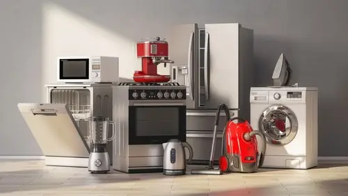 Modern kitchen with appliances