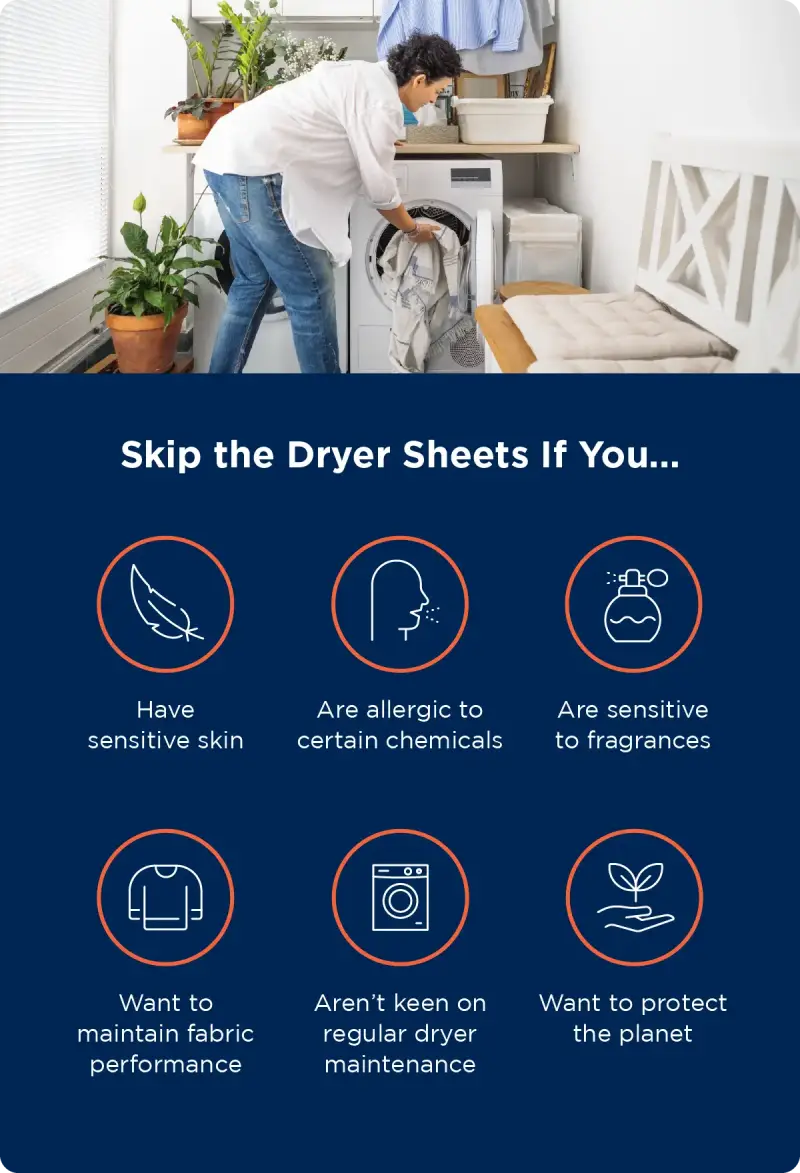 Reasons to not use dryer sheets.