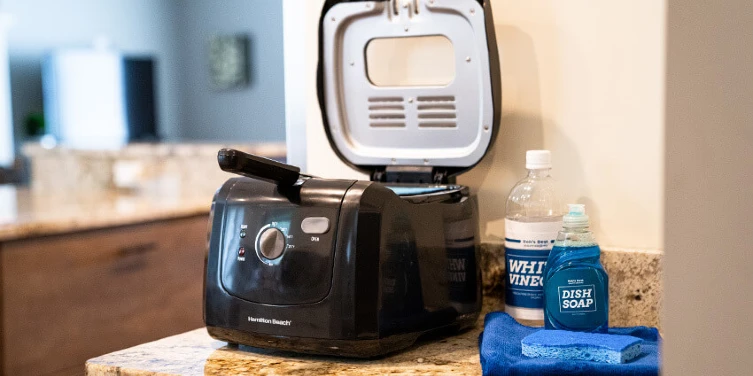 My quick and easy tip cleans grease out of an air fryer - there's
