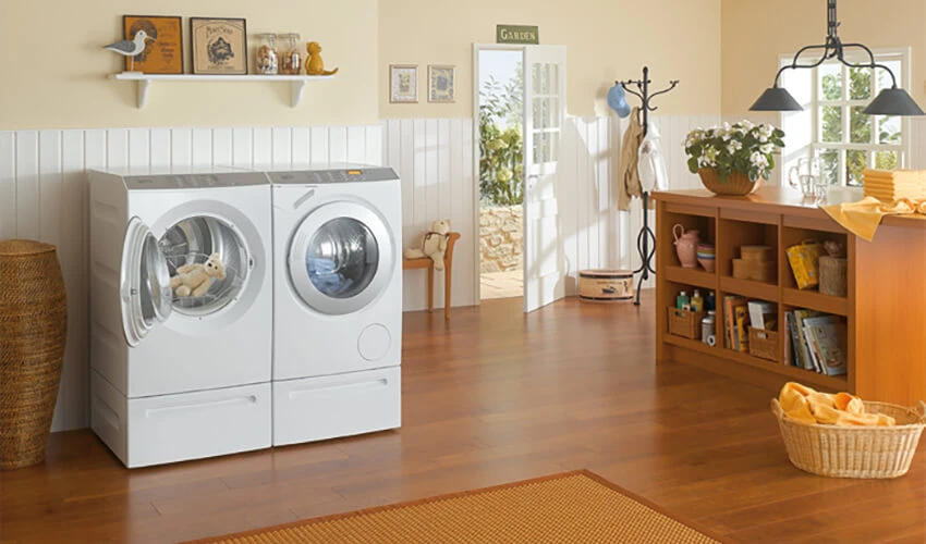 Washer and dryer in house